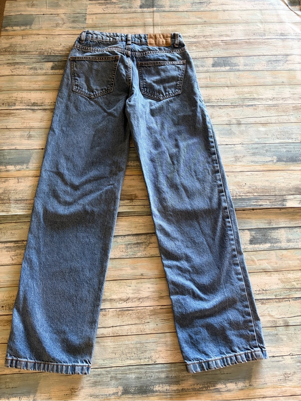Cotton On Wide-Leg High-Rise Blue Jeans - Picture 5 of 6